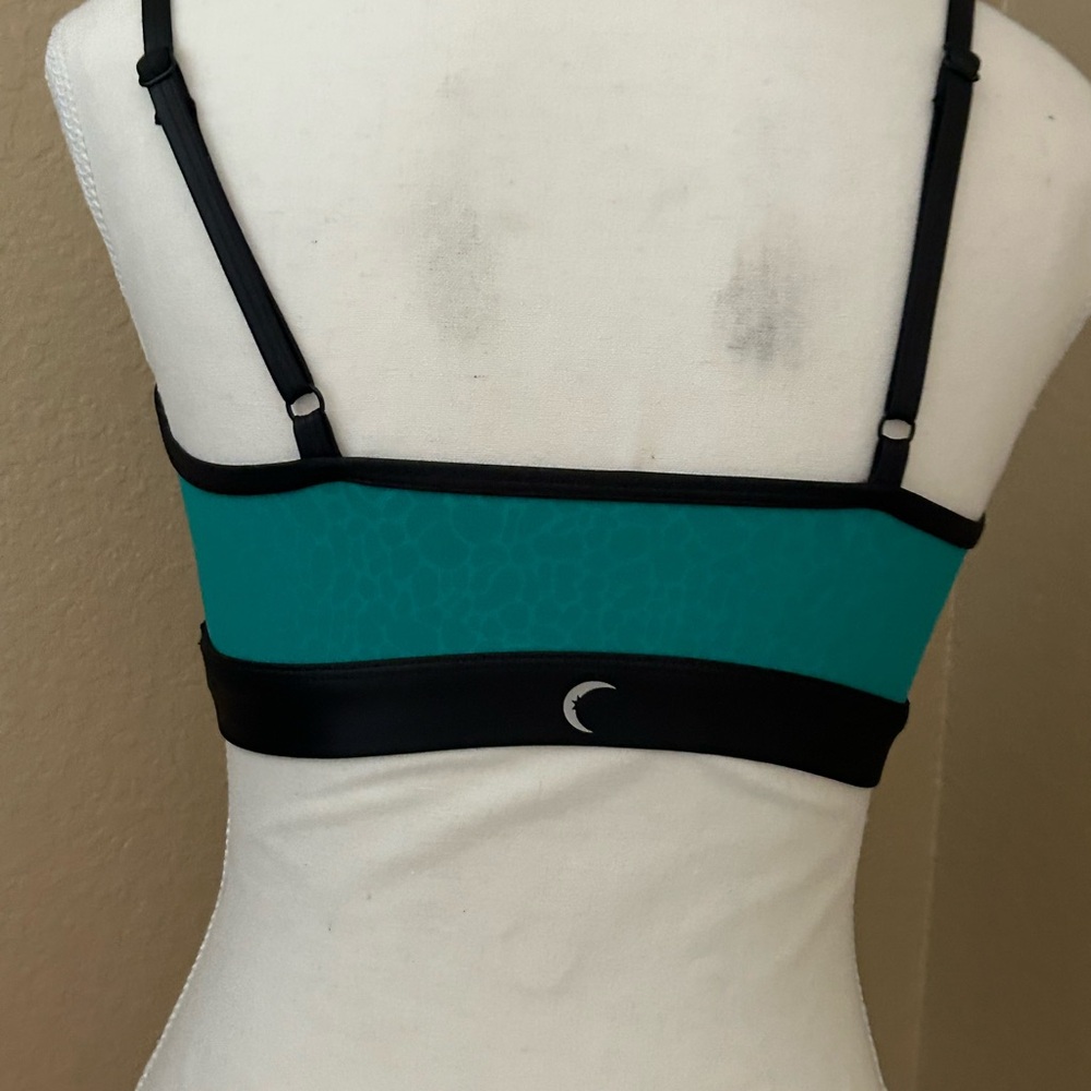Women's Teal Sports Bra zyia - Picture 4 of 7